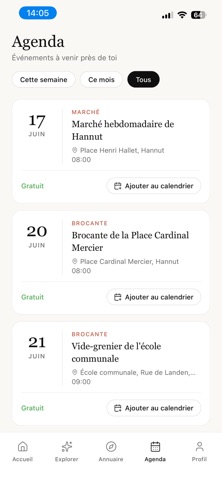 Agenda Côté Hannut