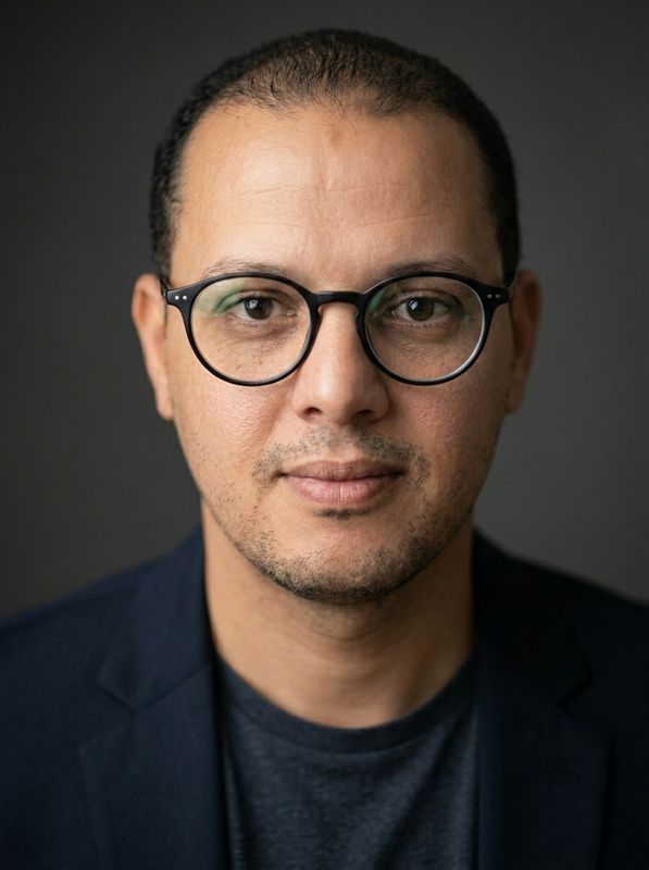Portrait de Reda Hantout, développeur web indépendant basé à Hannut en Belgique